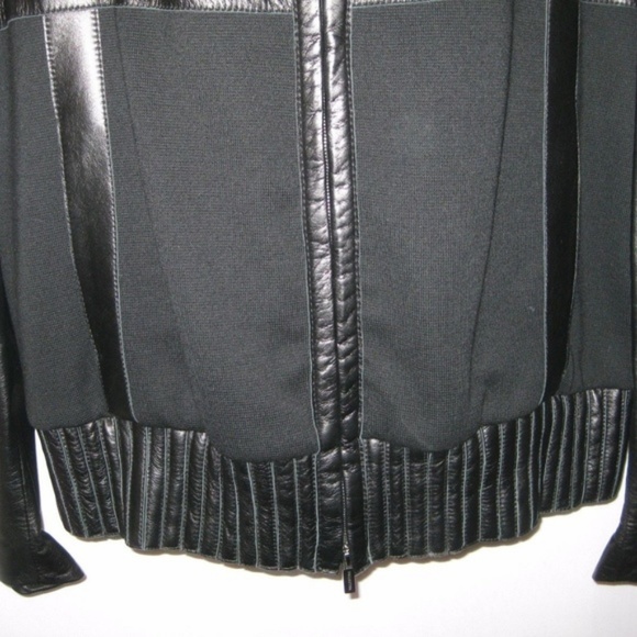 Valentino Roma Lambskin Leather Bomber Jacket 56 - Picture 5 of 8